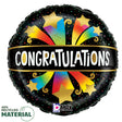 Foil Balloon Congratulations Bursting Stars 18 Inch