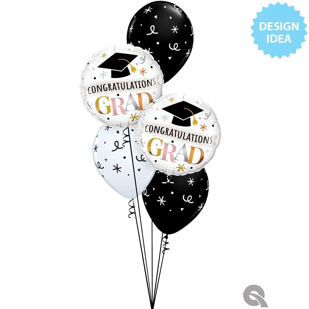 Graduation Foil Balloon 18 Inch Rose Gold