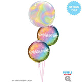Foil Balloon Congratulations Ombre & Stars 18 Inch