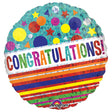 Foil Balloon Congratulations Sparkle 18 Inch