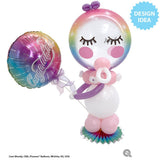 Foil Balloon Congratulations Vibrant Ombre 18 Inch
