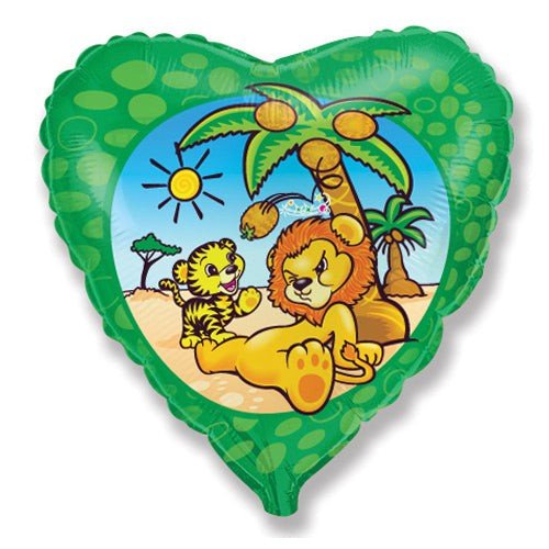 Foil Balloon Crazy Lions 18 Inch