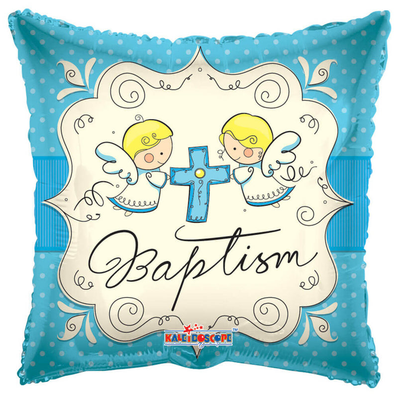 Baptism Boy Foil Balloon 18 Inch