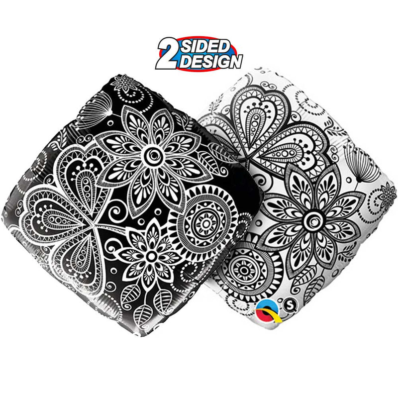 18 Inch Damask Accent Foil Balloon
