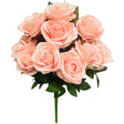 Silk Flowers Rose Gold Diamond Rose Bush