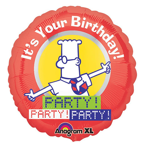 Foil Balloon Dilbert Birthday Party 18 Inch