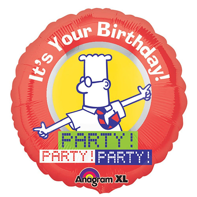 Foil Balloon Dilbert Birthday Party 18 Inch