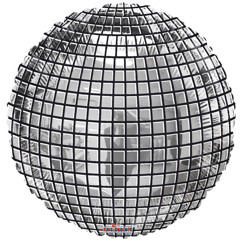 Foil Balloon 18 Inch Disco Ball Plata