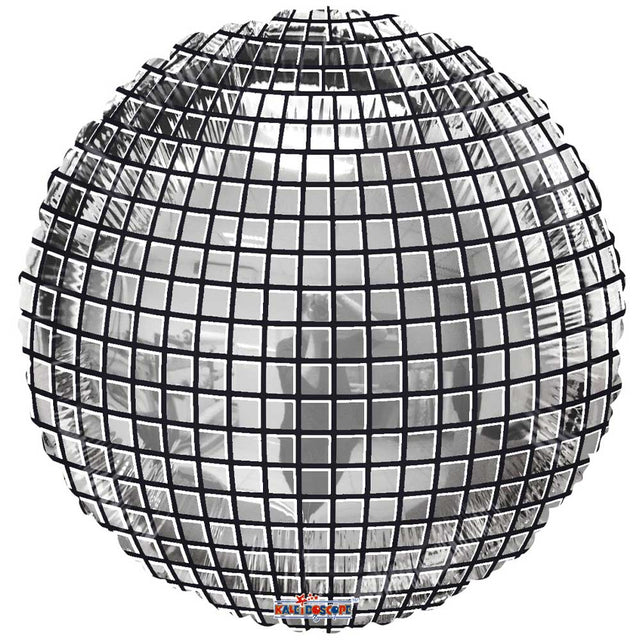 Foil Balloon 18 Inch Disco Ball Plata