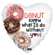 Foil Balloon Donut Know 18 Inch