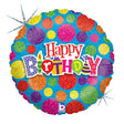 Foil Balloon 18 Inch Dot Dot Birthday
