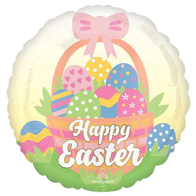 Easter Egg Basket Foil Balloon
