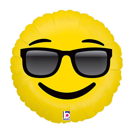 Emoji Sunglasses Foil Balloon