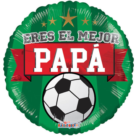 Foil Balloon Eres El Mejor Papá Futbol