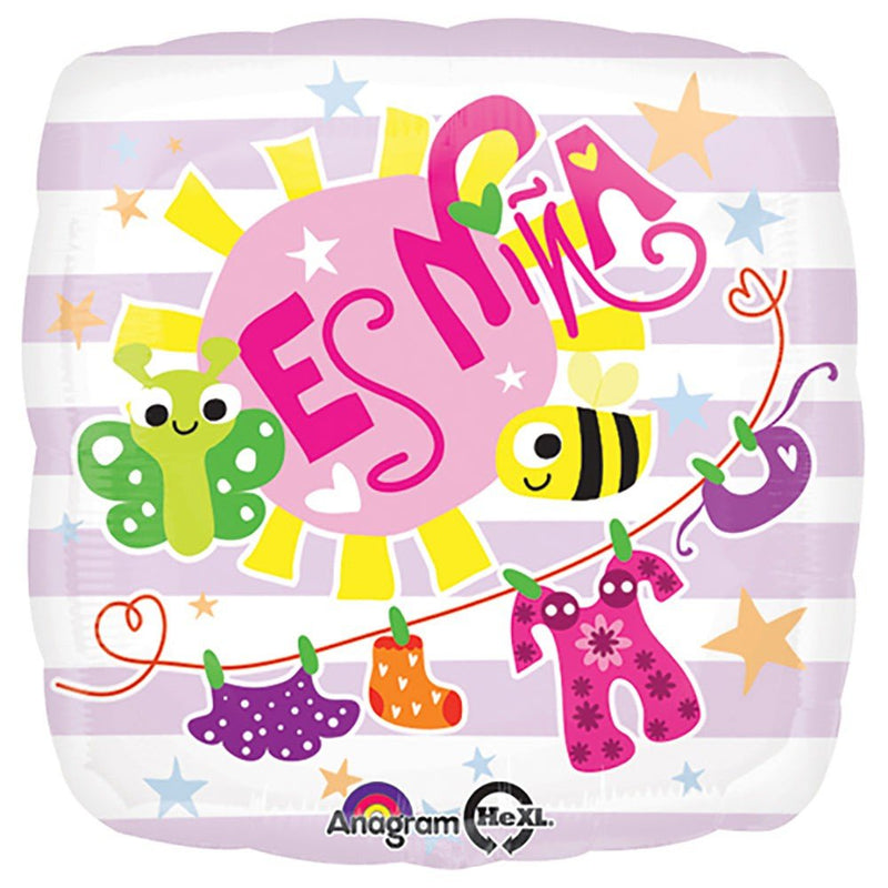 Baby Clothes Foil Balloon