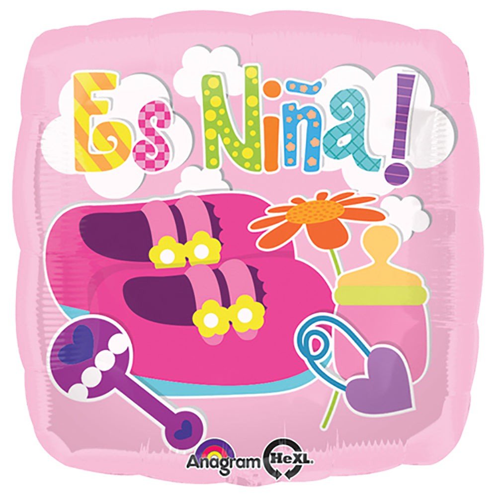 Foil Balloon 18 Inch Es Nina Baby Icons
