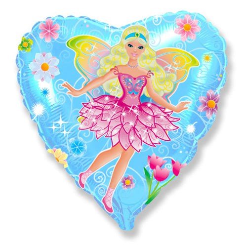 Foil Balloon Fairy Blue 18 Inch