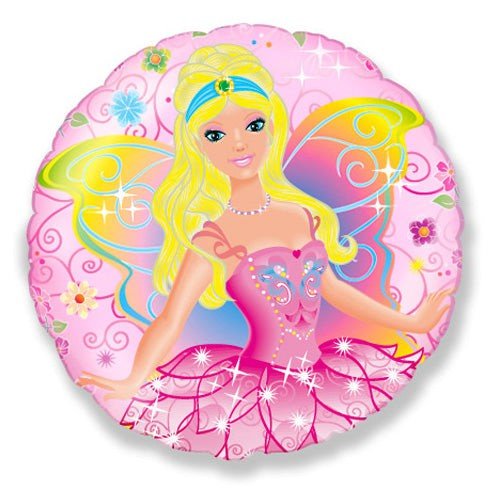 Foil Balloon Fairy Pink 18 Inch