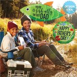 Father's Day Fishing Foil Balloon