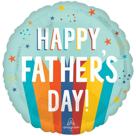 Father's Day Foil Balloon 18 Inch Stars & Stripes