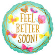 Foil Balloon Feel Better Teal & Gold