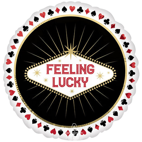 Foil Balloon Feeling Lucky Casino
