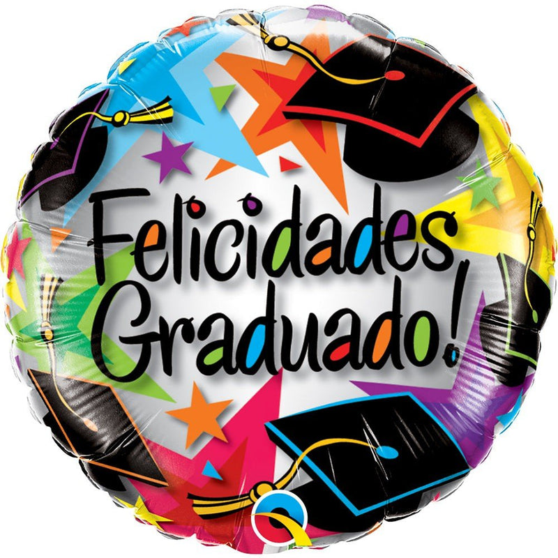 Graduation Foil Balloon 18 Inch Stars