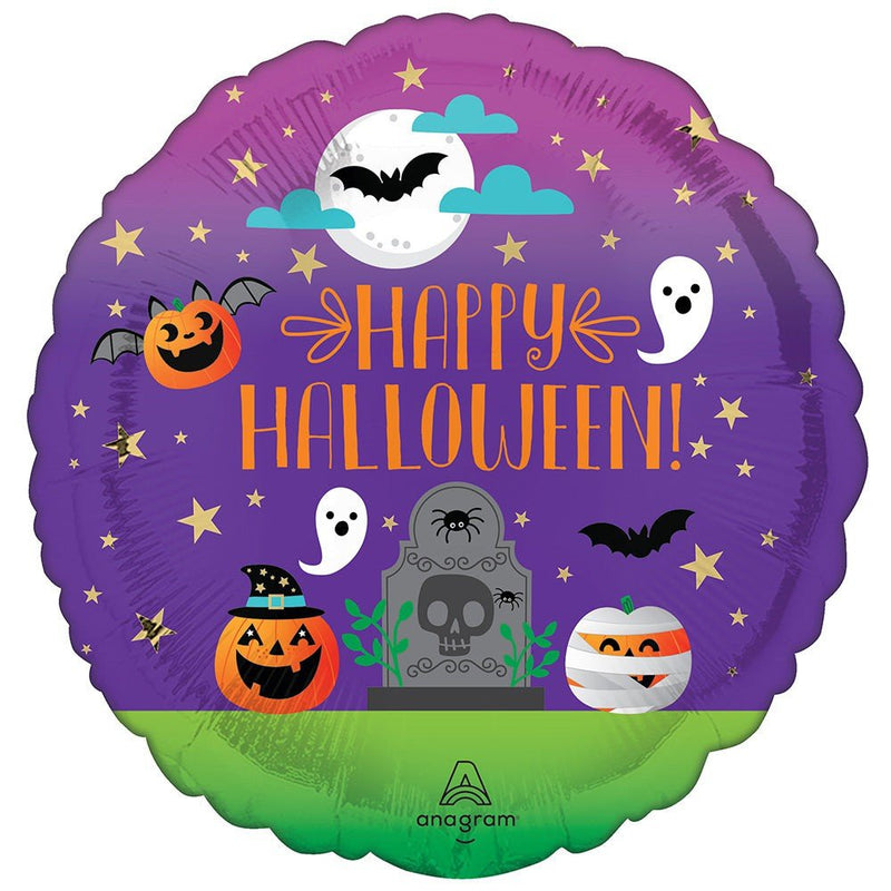 Halloween Foil Balloon 18 Inch Fun & Spooky