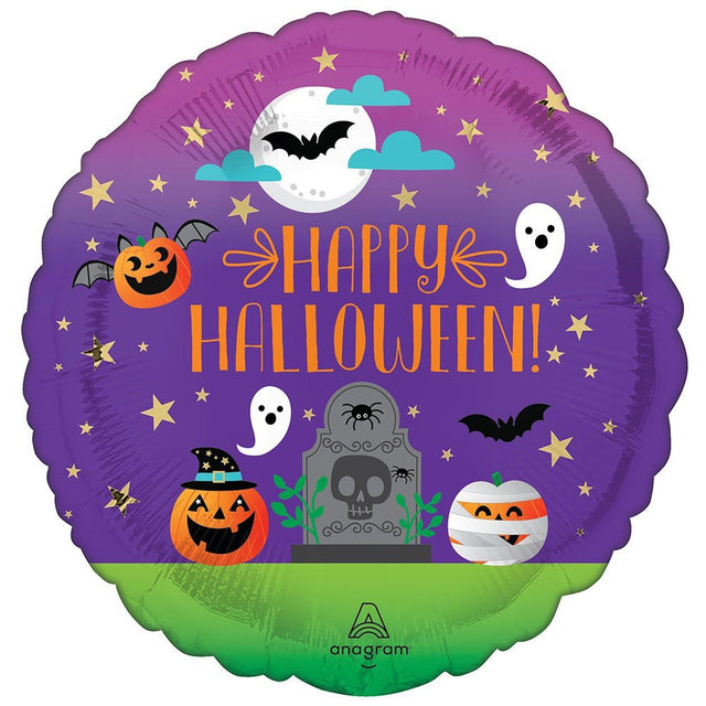 Halloween Foil Balloon 18 Inch Fun & Spooky