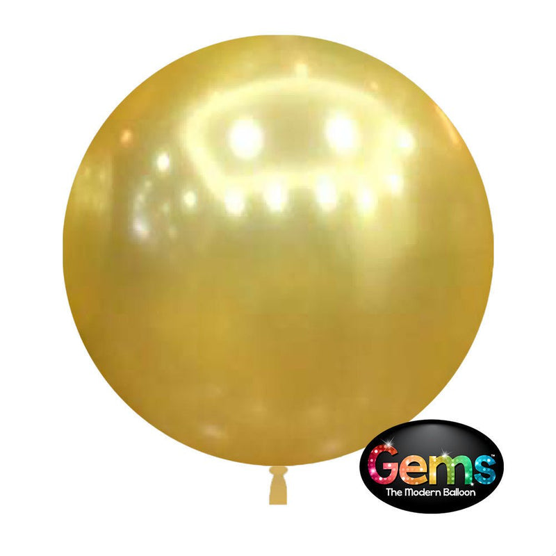 GEMS Balloon Bright Gold 5 Pack