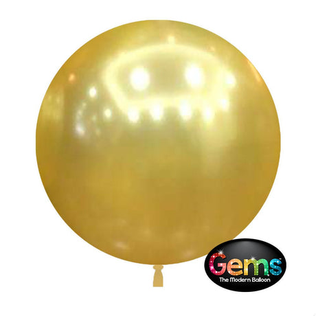 GEMS Balloon Bright Gold 5 Pack