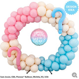 Gender Reveal Foil Balloon 18 Inch Ombre
