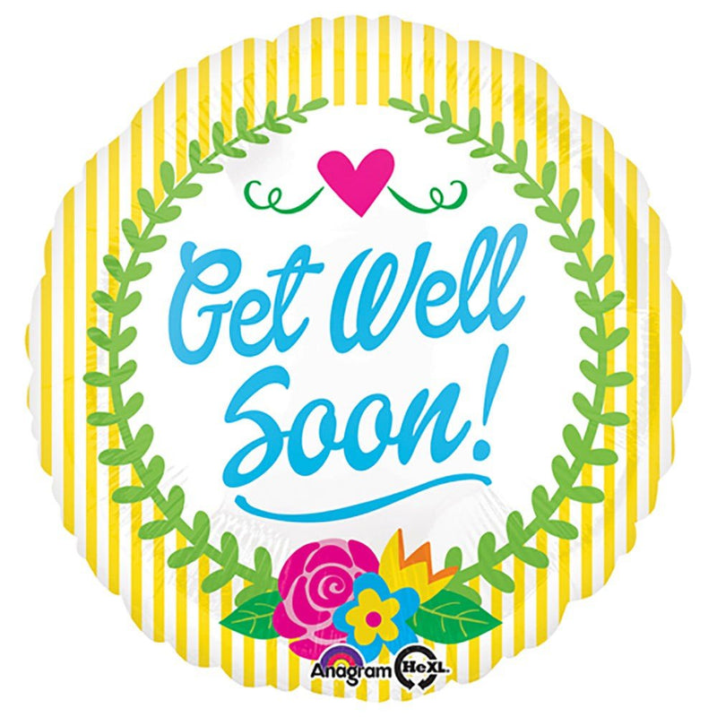 Foil Balloon Get Well Soon Laurel