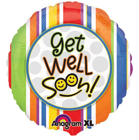Get Well Soon Smiles Foil Balloon