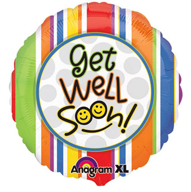 Get Well Soon Smiles Foil Balloon