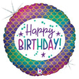 Mermaid Birthday Foil Balloon