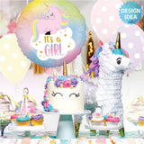 Foil Balloon Glitter Pastel Unicorn Baby