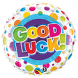 18 Inch Good Luck Colorful Dots Foil Balloon