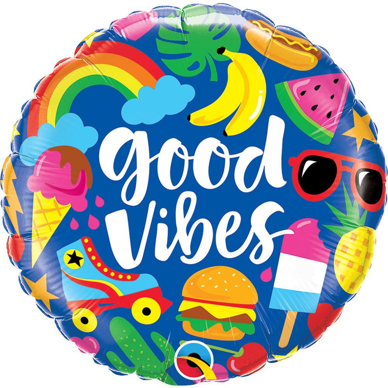 Foil Balloon 18 Inch Good Vibes