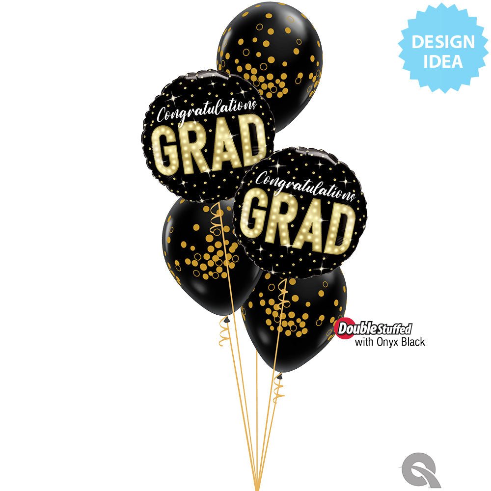 Graduation Foil Balloon 18 Inch Grad Marquee Lights