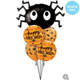 Halloween Foil Balloon Spider & Stars