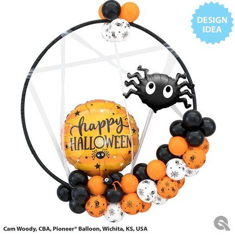 Halloween Foil Balloon Spider & Stars