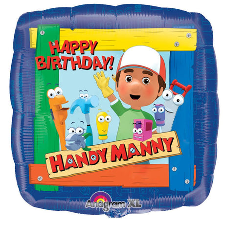 Foil Balloon Kids Handy Manny Birthday