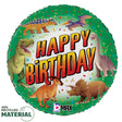 Dinosaur Foil Balloon 18 Inch Happy Birthday