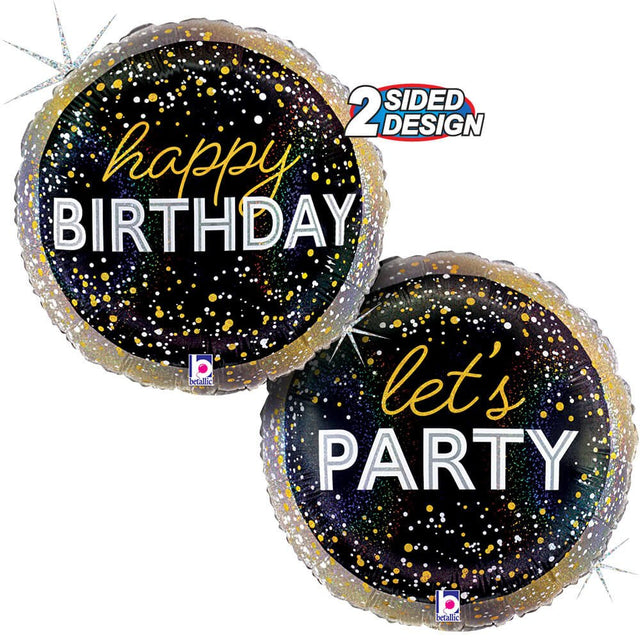 Foil Balloon Happy Birthday Metallic Party