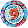 Birthday Foil Balloon - Nine