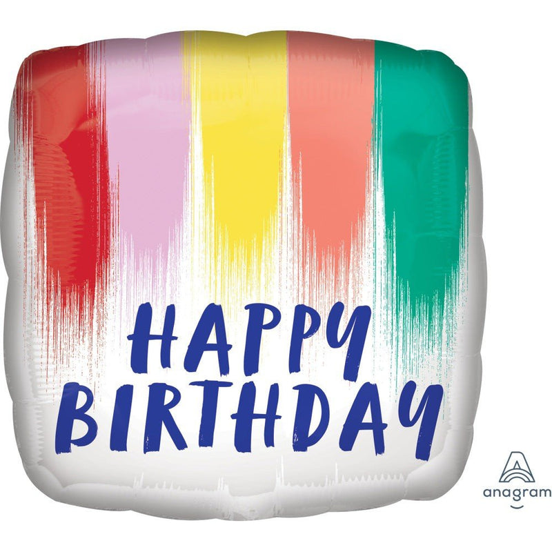 Foil Balloon Happy Birthday Paint