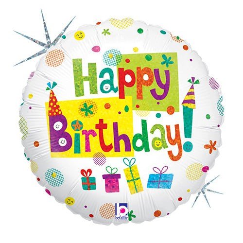 Birthday Foil Balloon 18 Inch Happy Birthday Party