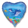 Foil Dolphin Balloon 18 Inch