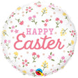 Easter Foil Balloon Happy Easter Ditsy Floral